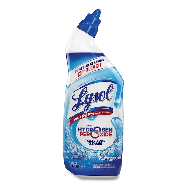 Lysol Toilet Bowl Cleaner with Hydrogen Peroxide, Ocean Fresh Scent, 24 oz 19200-98011